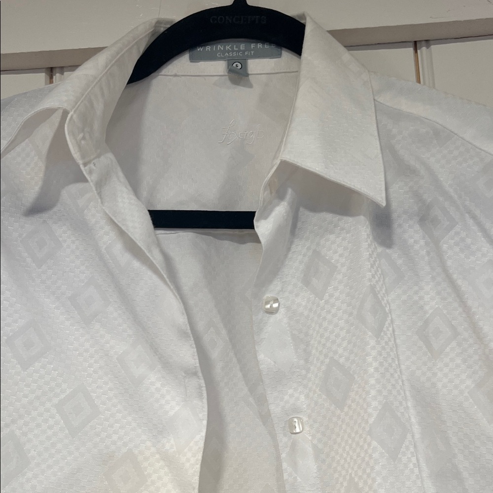 Foxcroft White Button Down Shirt
